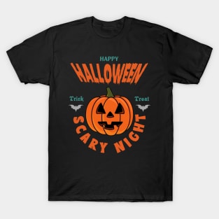 Halloween Scary Pumpkin Night X T-Shirt